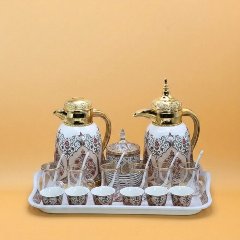 Arabic White & Pink Design Complete Set